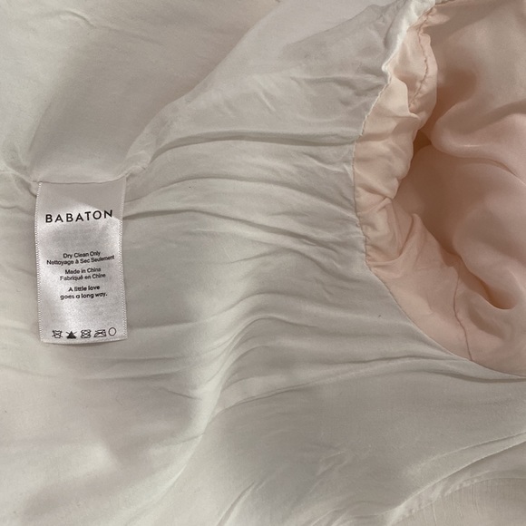 NWOT Babaton Cross Breath Cream Blazer Size 6 - Picture 15 of 16